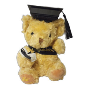 Graduation Teddy Bear Plush In Cap Sitting Stuffed Animal Toys 2022